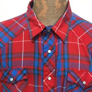 Wrangler Big Man 2XL Snap Front Western Shirt